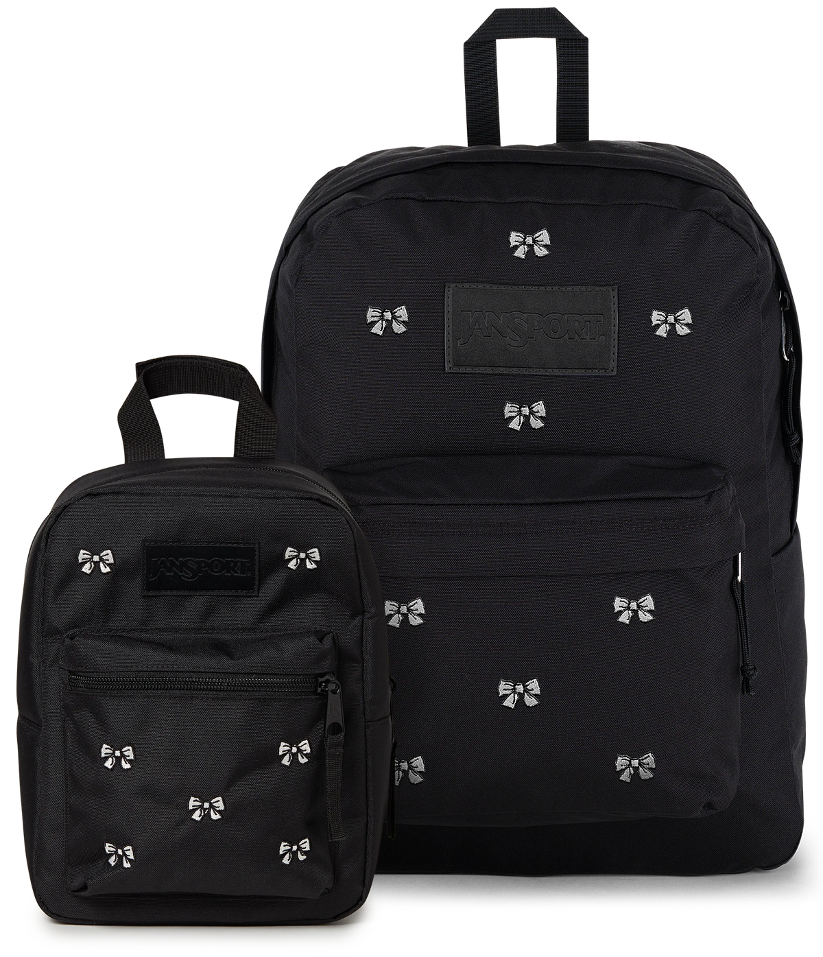 SuperBreak® Plus Embroidered Bows Black Set